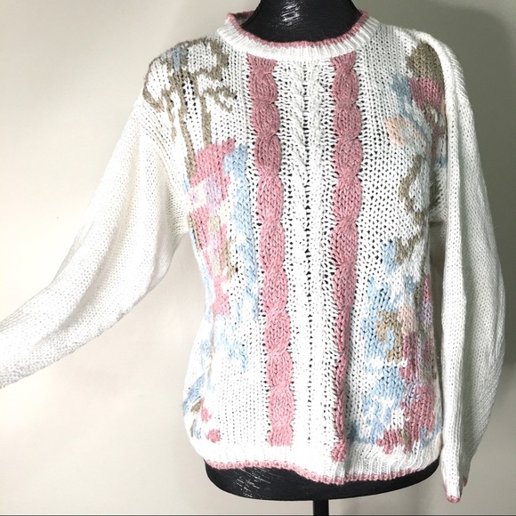 ⭐️Vintage 1990 Cable Knit Sweater - Picture 6 of 13